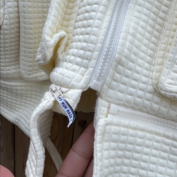 My mum made it waffle fabric jacket - Picture 7 of 9